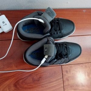 Sketchers Energy Lights Black Sneakers + Charger